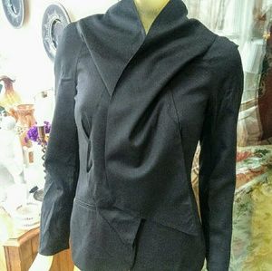 Philosophy di Alberta Ferretti Wool Shawl Blazer